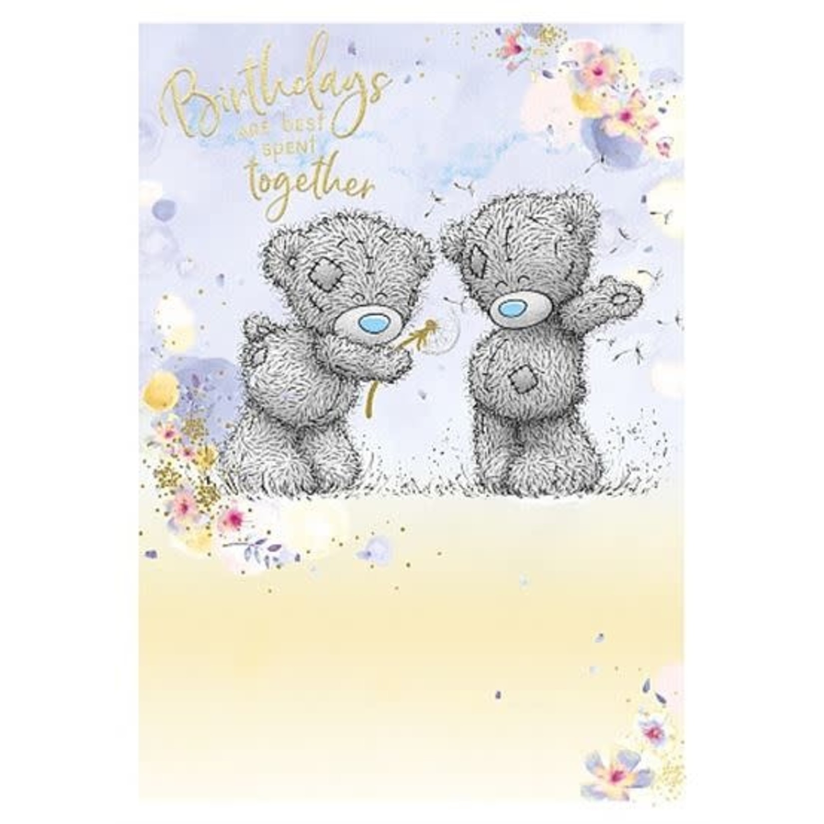 Me to You Bears with Dandelion Birthday Card