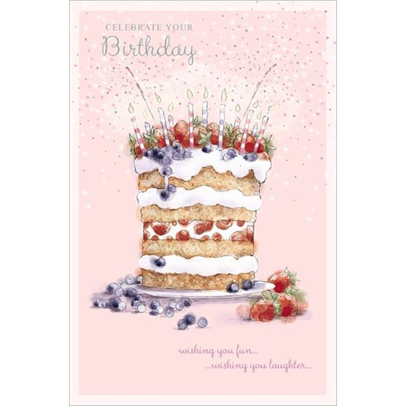 Happy birthday cake card with name and photo edit