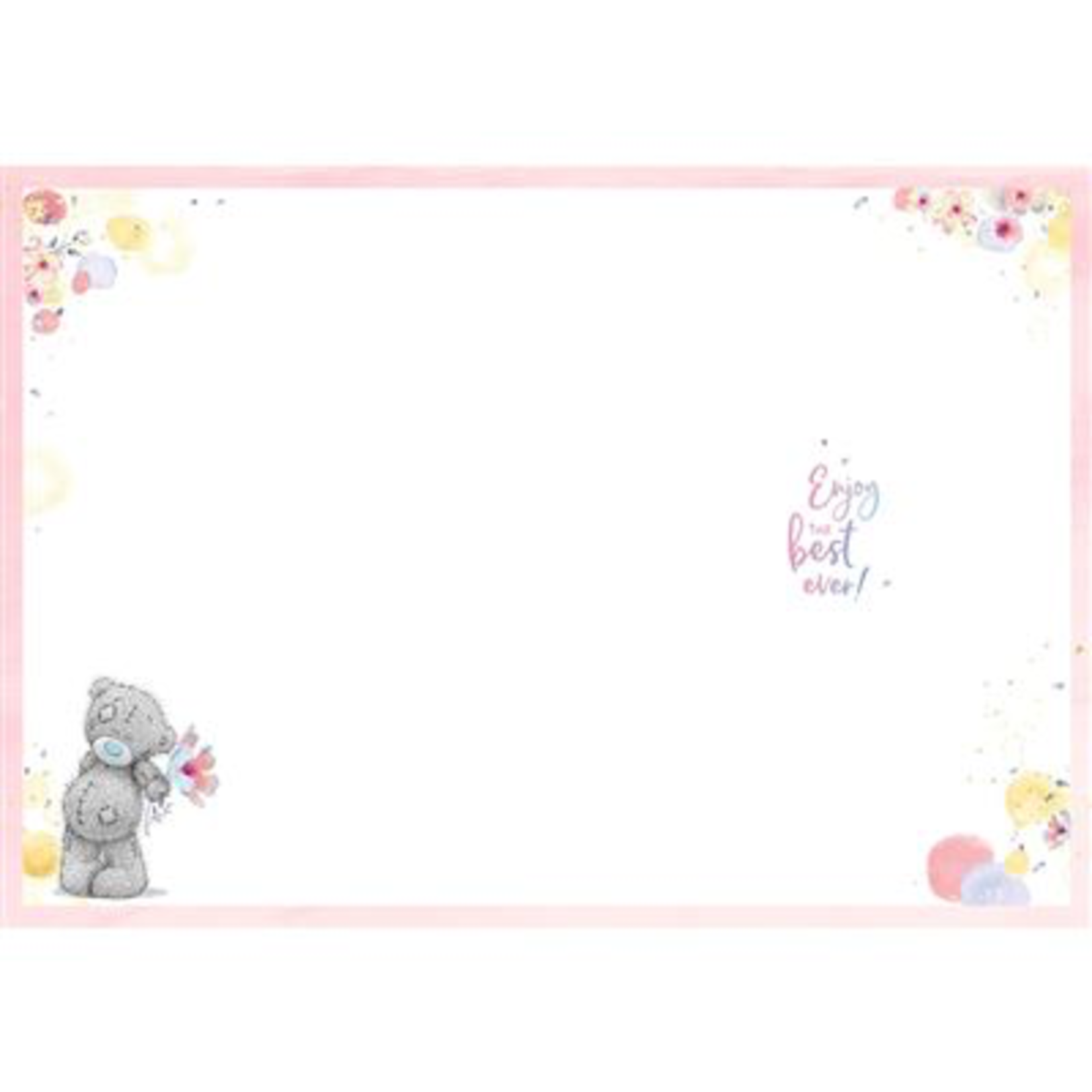 Me to You Bear on Swing Birthday Card