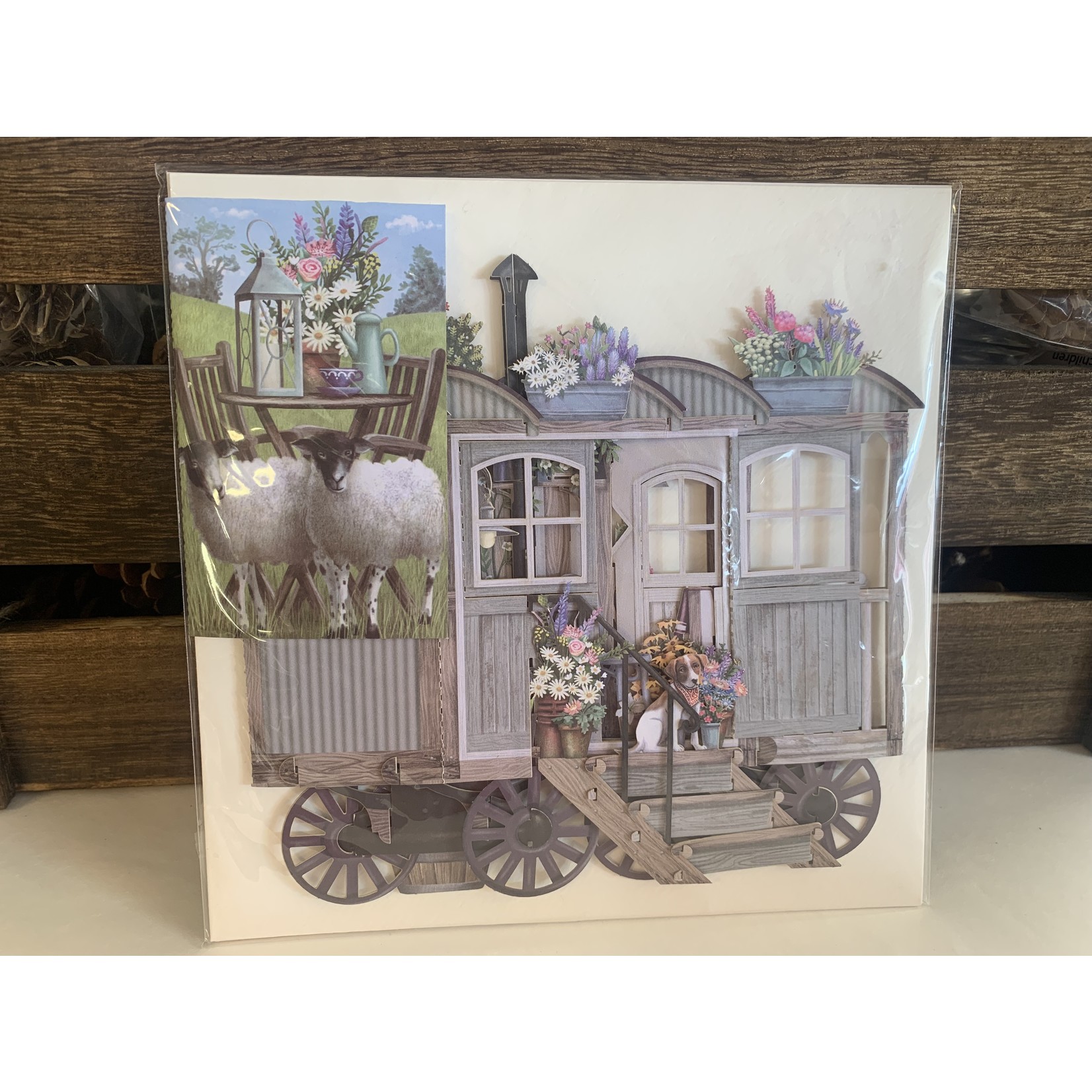 Me&McQ The Shepherd’s Hut - 3D Pop Up Greetings Card