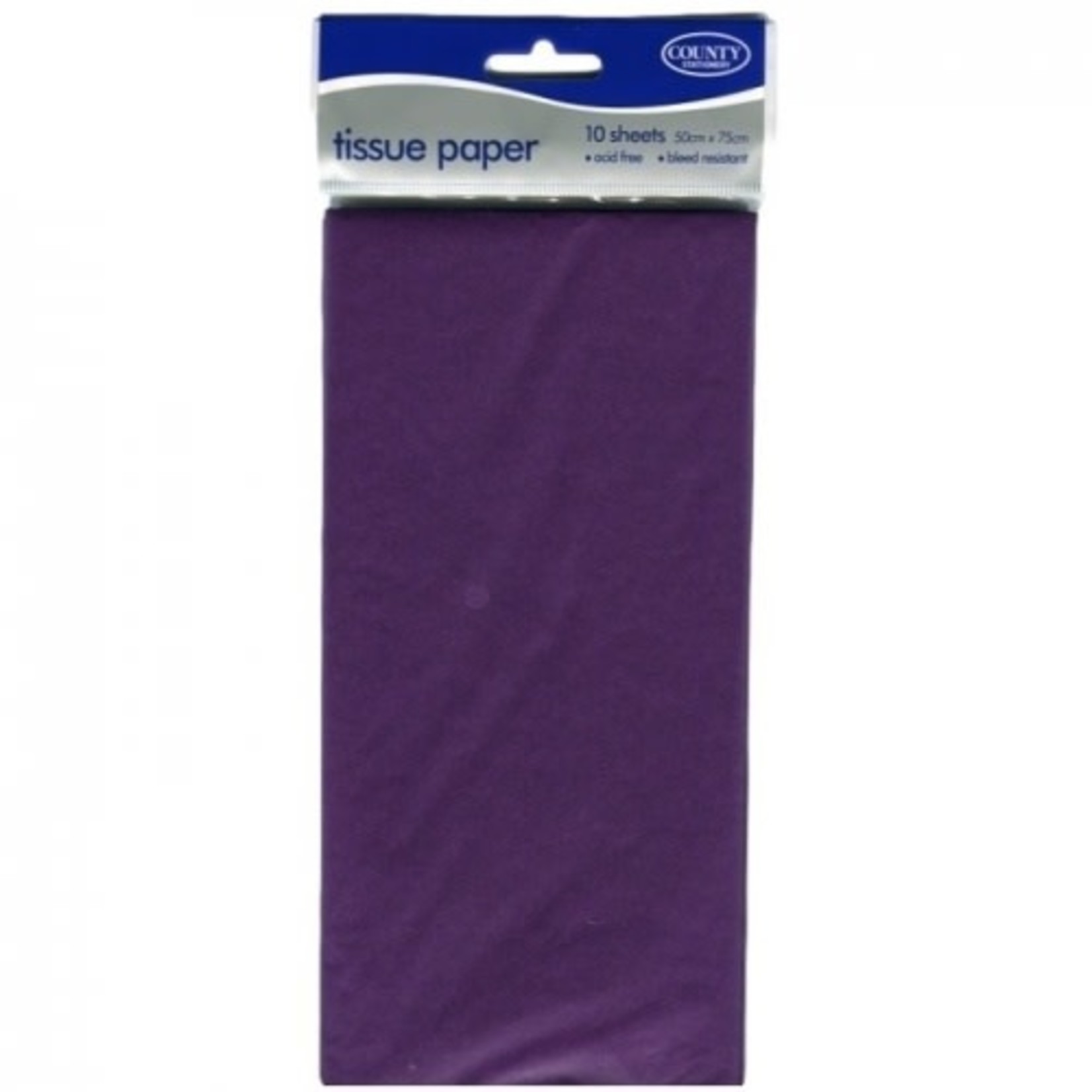County Stationery Tissue Paper - Purple - 10 sheets