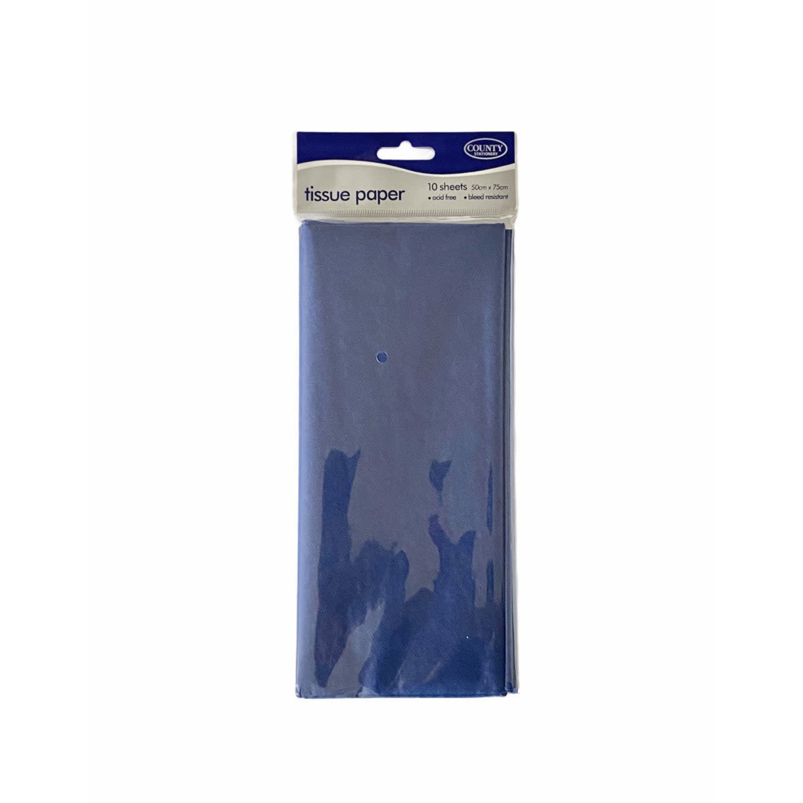 County Stationery Tissue Paper - Blue - 10 sheets