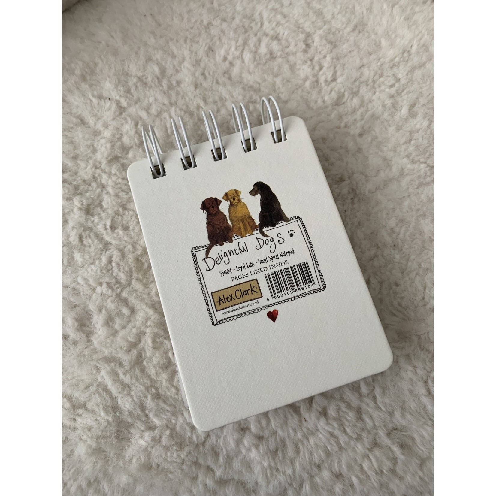 Alex Clark Loyal Labs Spiral Bound Notepad Small (CG)