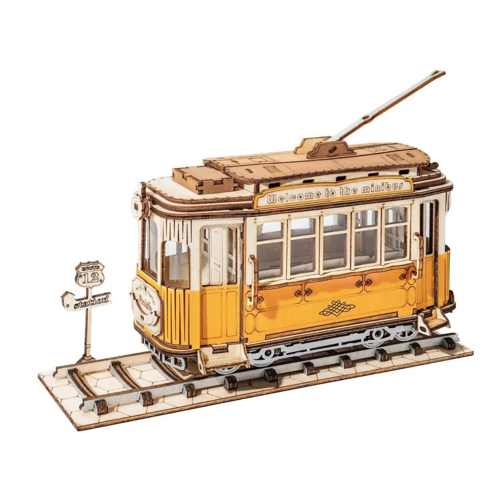Rolife Rolife Tramcar TG505 - 3D Wooden Puzzle