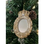 Gold Resin Antique Style Mirror Tree Decoration - B