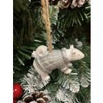 Heaven Sends Polar Bear with Mouse Hanging Decoration