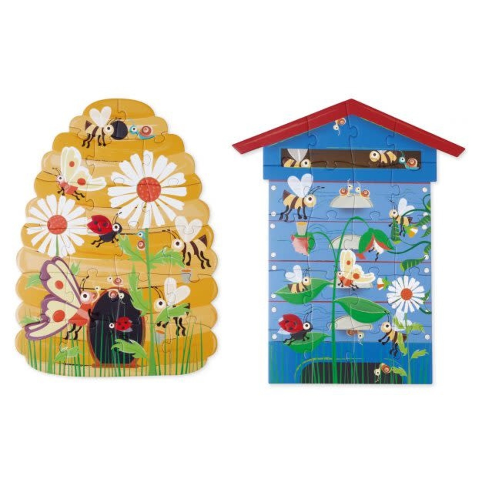 Scratch Europe 2 Sided BEE In & Out Puzzles (2x20pcs)