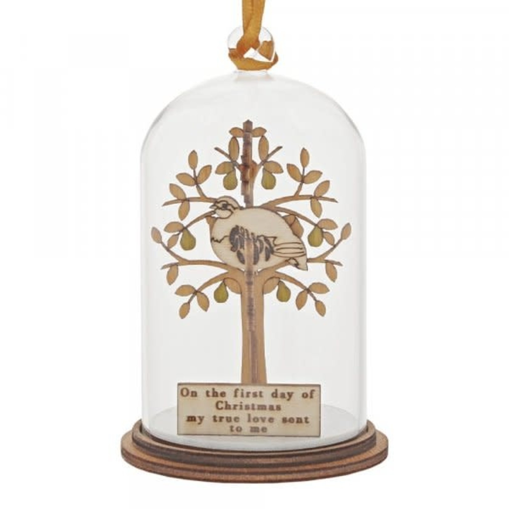 Kloche Kloche - Partridge In A Pear Tree Hanging Decoration - Figurine