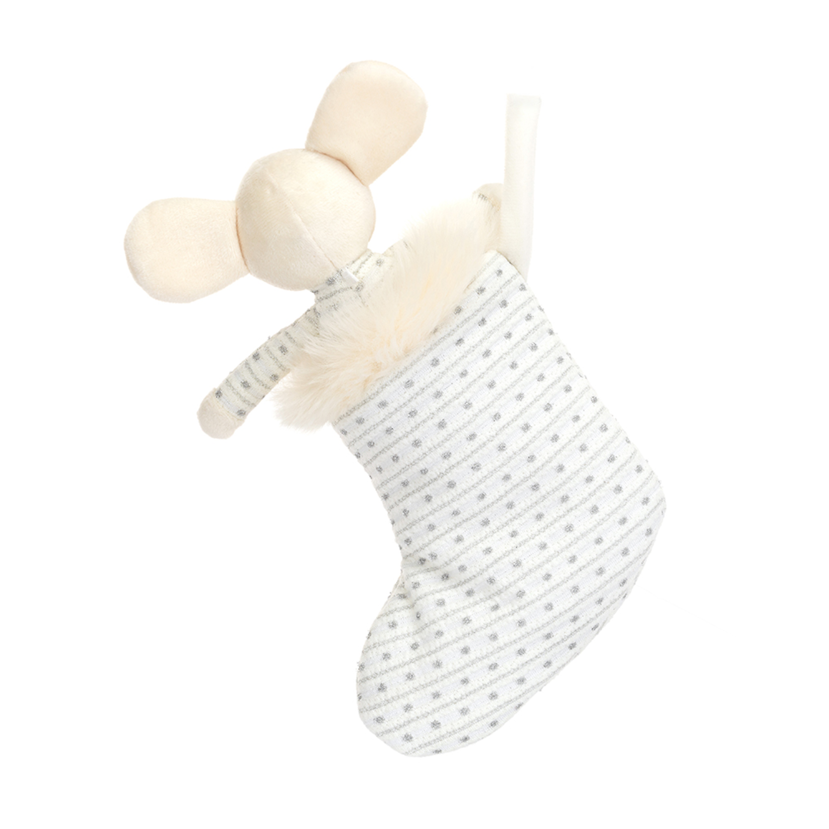 Jellycat - Festive Jellycat - Shimmer Stocking Mouse