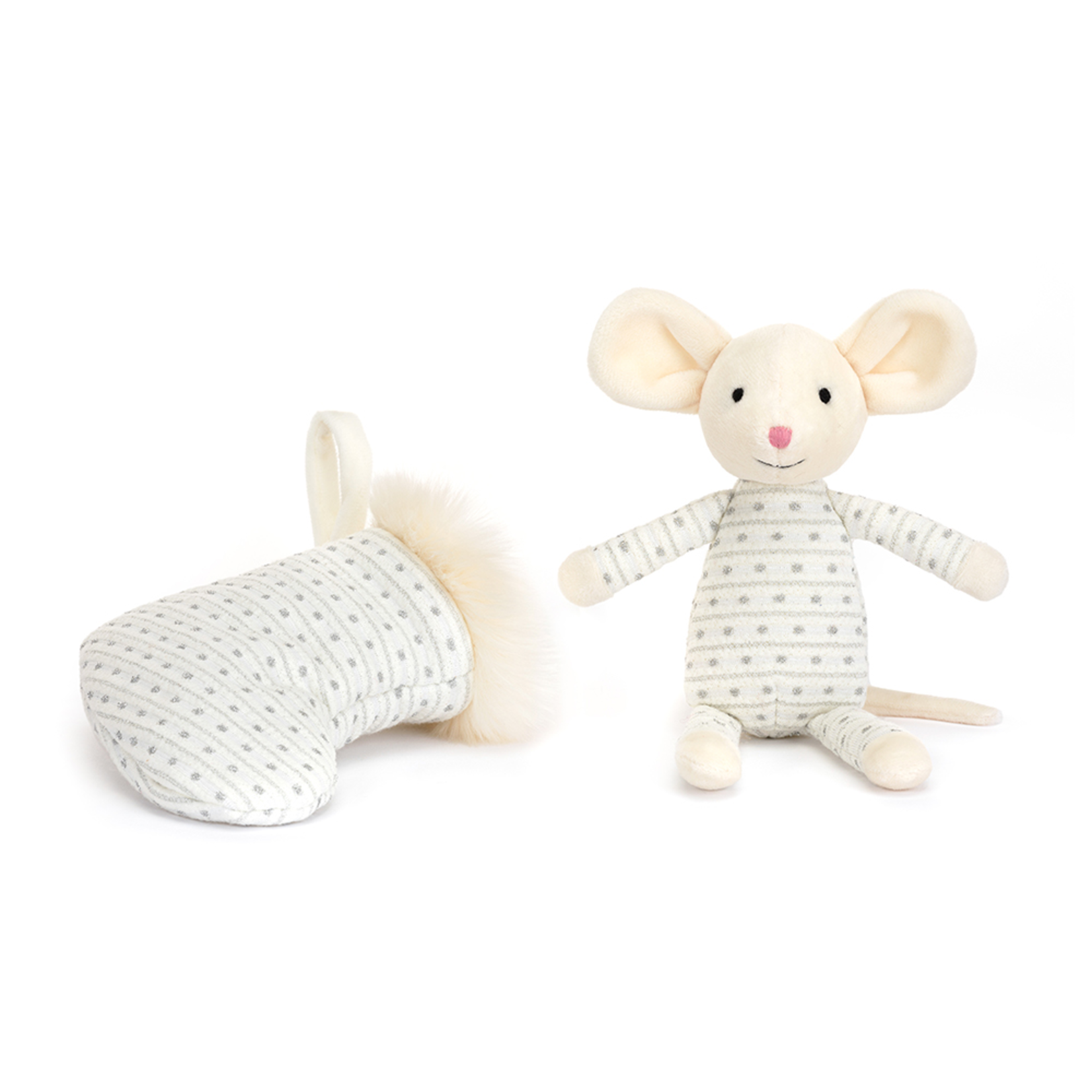 Jellycat - Festive Jellycat - Shimmer Stocking Mouse