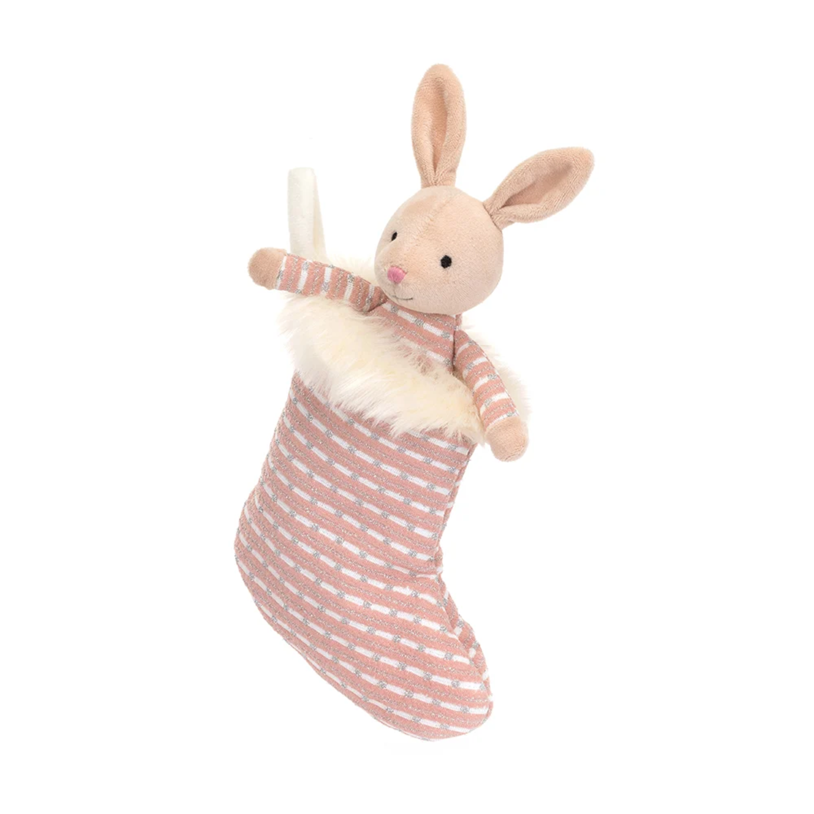 Jellycat - Festive Jellycat - Shimmer Stocking Bunny