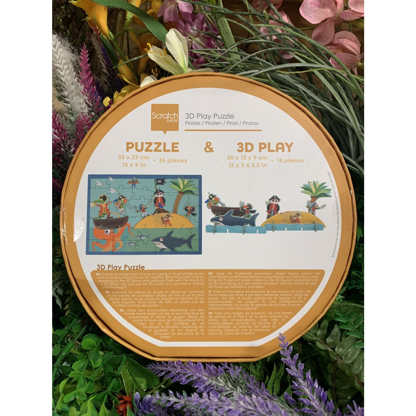 Scratch Europe 3D Pirates Play Puzzle 36pcs