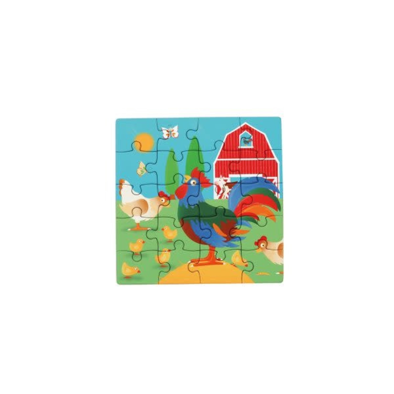 Scratch Europe Magnetic Puzzle Book to Go - Farm (2x20pcs)