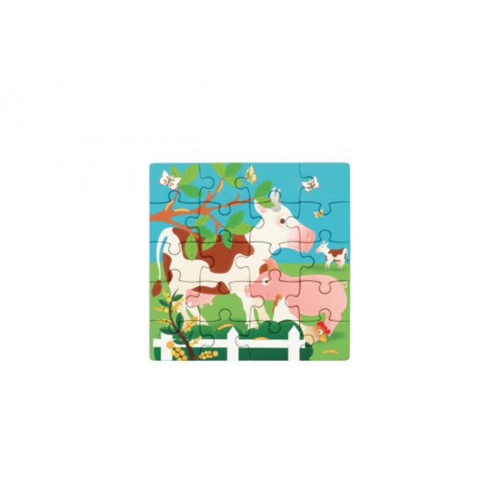 Scratch Europe Magnetic Puzzle Book to Go - Farm (2x20pcs)