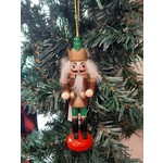 Fountasia Brown Wooden Nutcracker Hanging Decoration