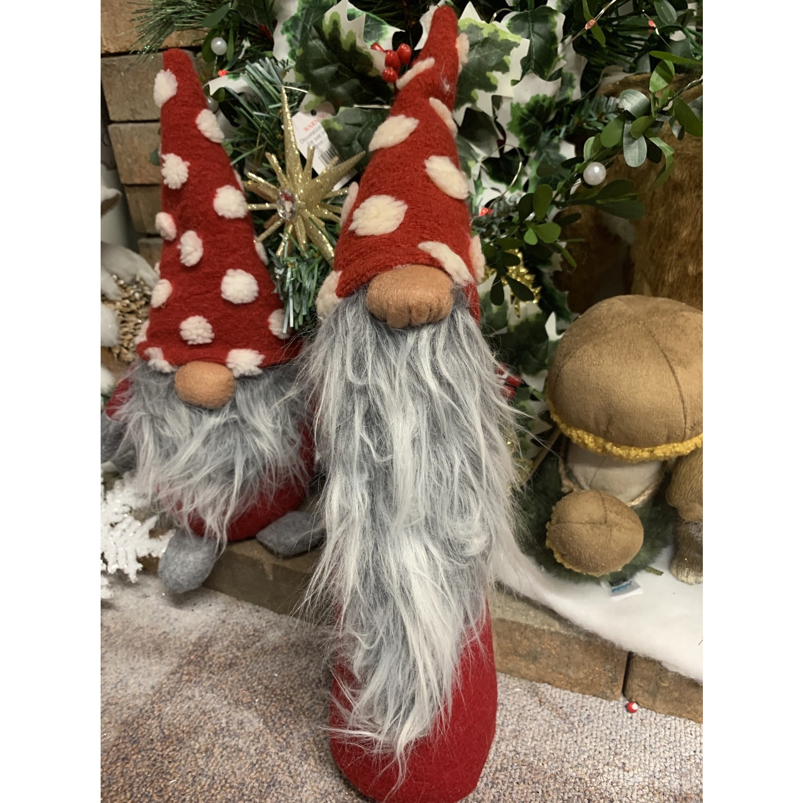 Shudehill Giftware Jolly Red Spotty Tall Gonk