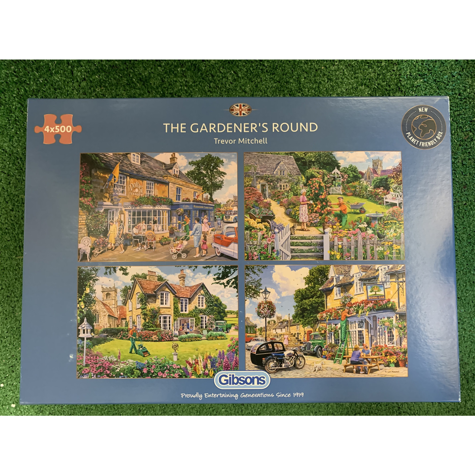 The Gardener’s Round Puzzle 4 x 500pcs