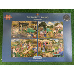 The Florist’s Round Puzzle 4 x 500pcs