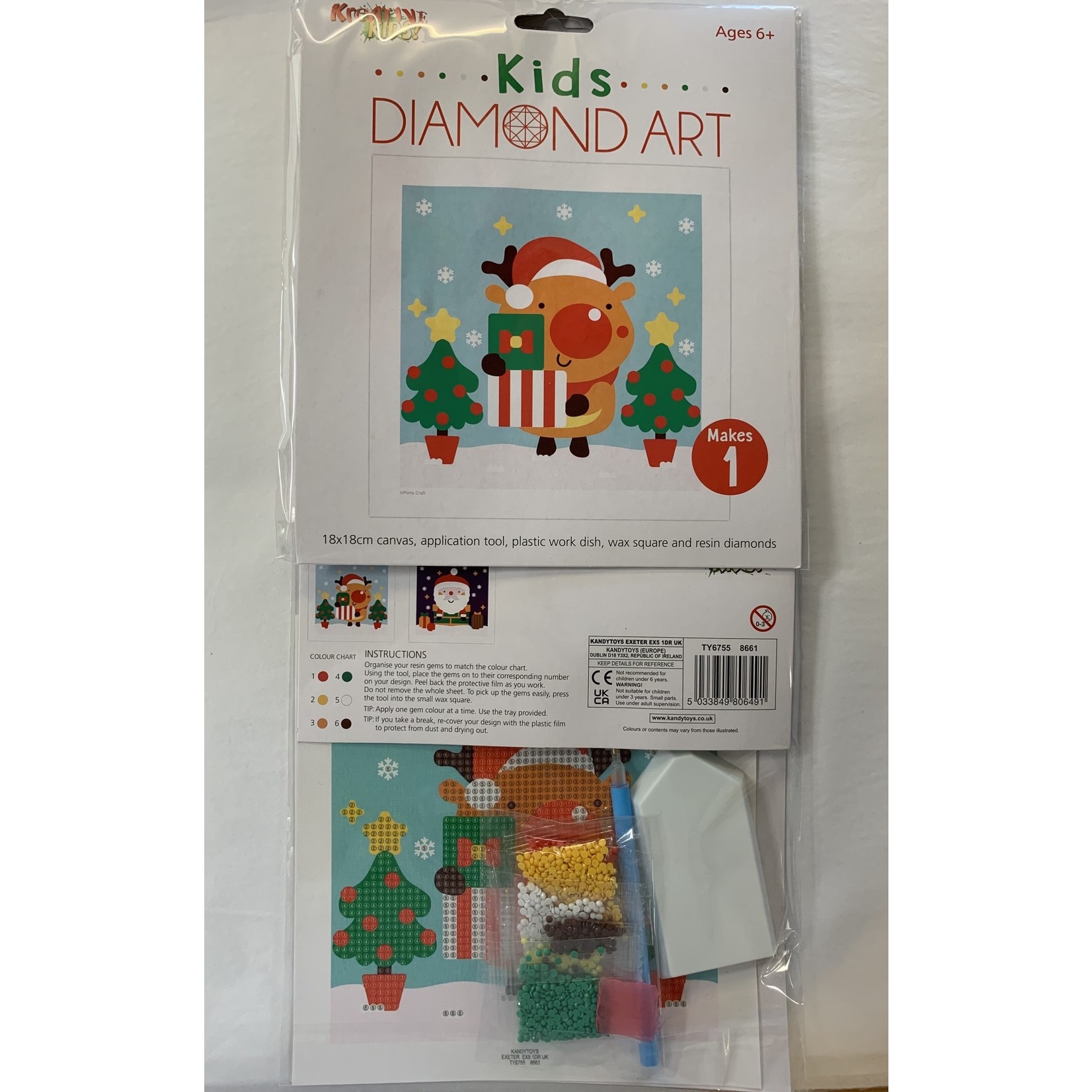 Kreative Kids Diamond Art Set - Reindeer