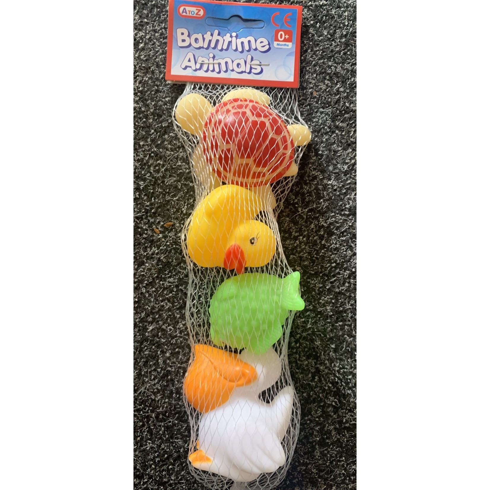 AtoZ Bath Time Animals - 4pcs