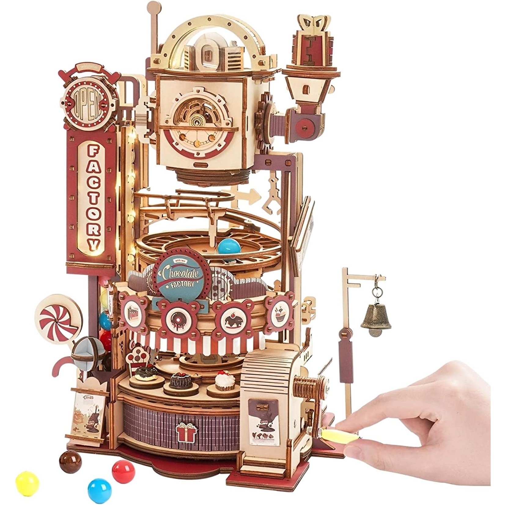 ROKR ROKR Marble Chocolate Factory DIY Model Kit