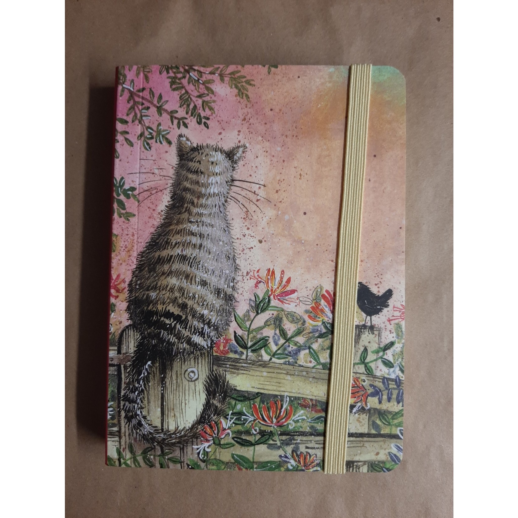 Alex Clark Chunky Notebook - Small - Honeysuckle Cat (CG)
