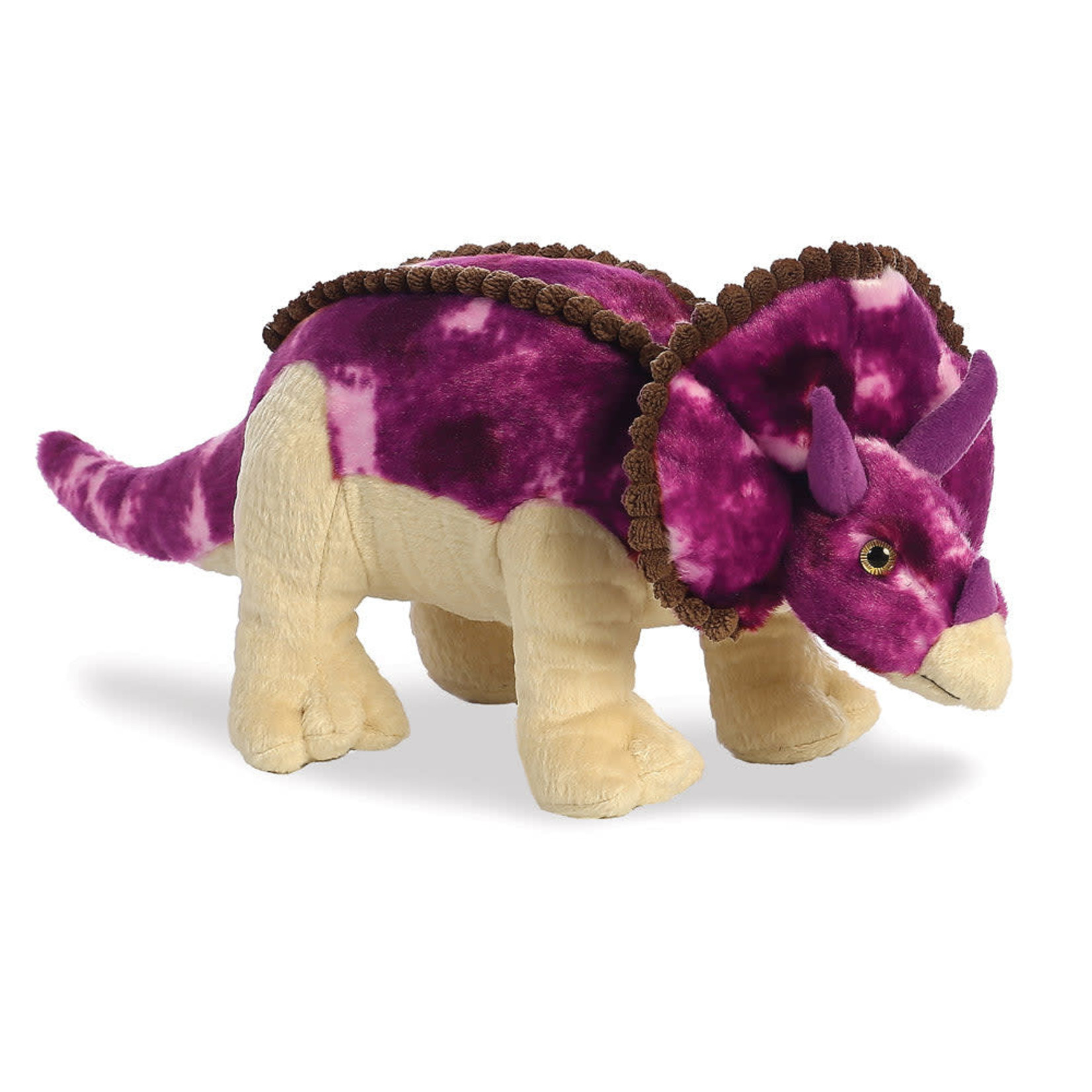 Aurora Triceratops Dinosaur Plush 13”