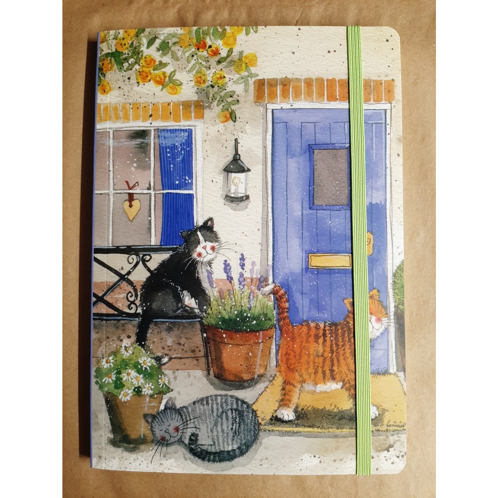 Alex Clark Chunky Notebook - Large - Cats (CG)