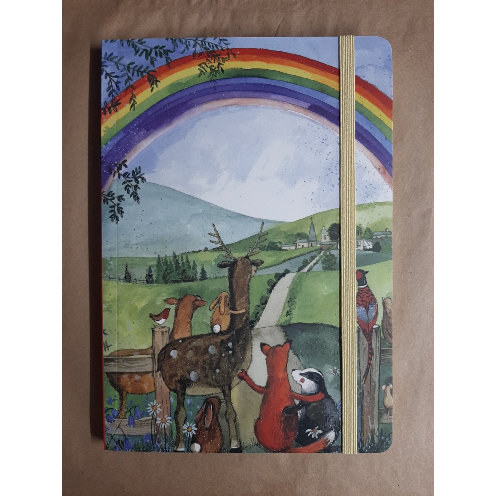 Alex Clark Chunky Notebook - Large - Rainbow (CG)