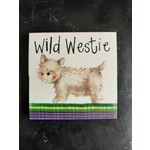 Alex Clark Mini Magnetic Notepad - Wild Westie (CG)