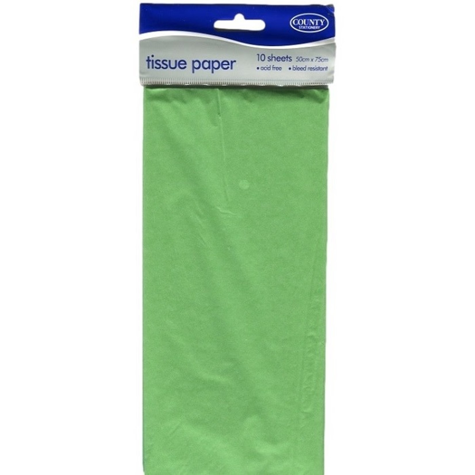 County Stationery Tissue Paper - Light Green - 10 sheets