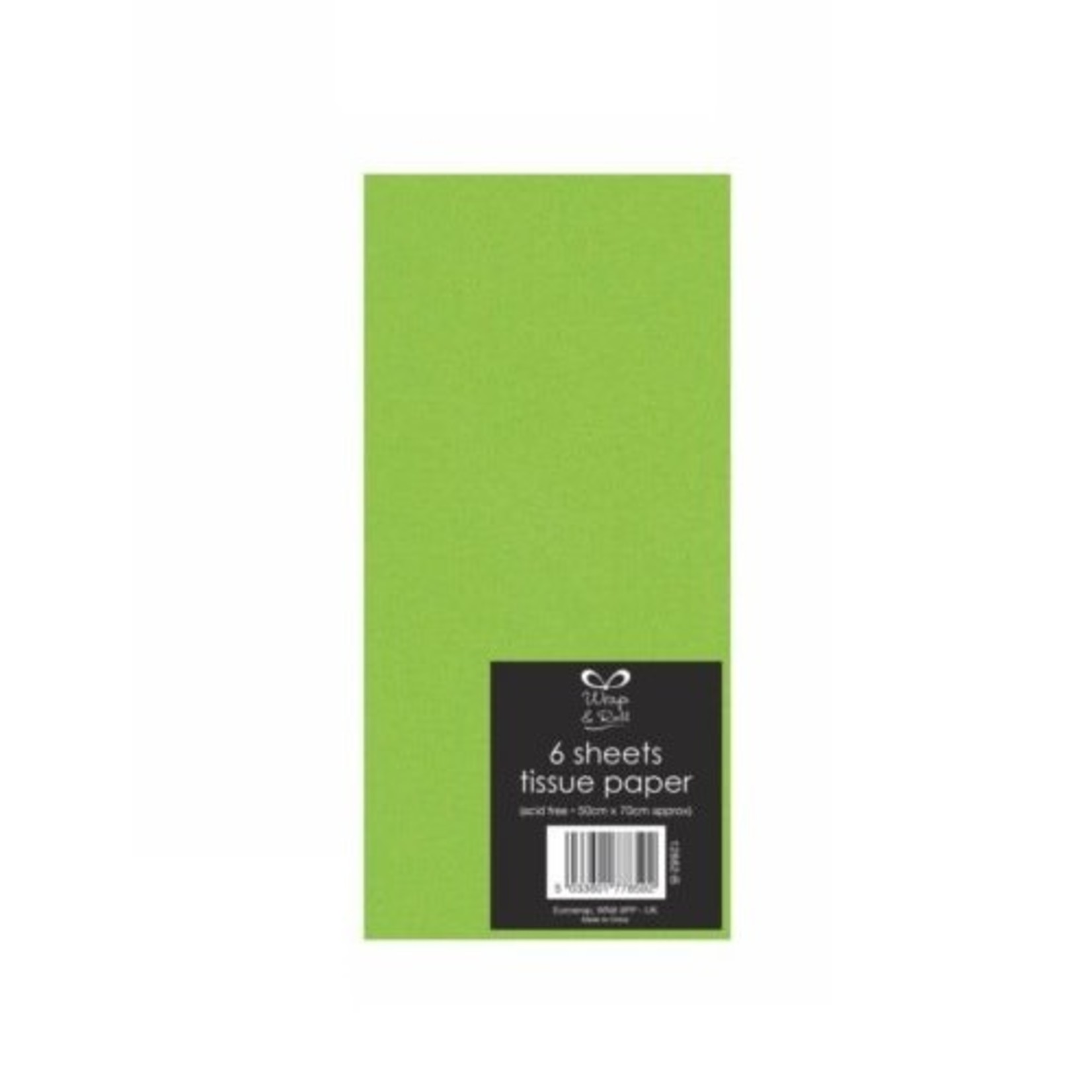 Eurowrap Tissue Paper - Light Green - 6 sheets