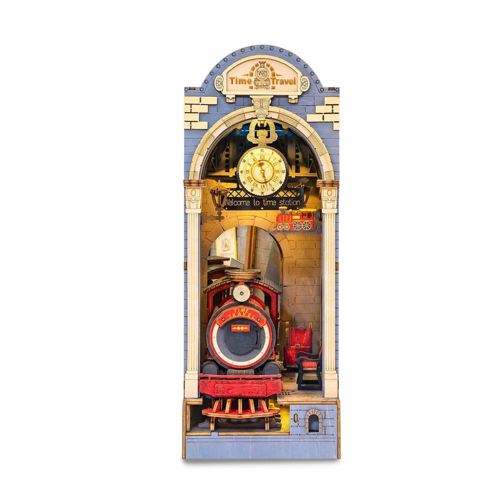 Rolife Rolife Time travel 3D Creative Book Nook DIY Kit