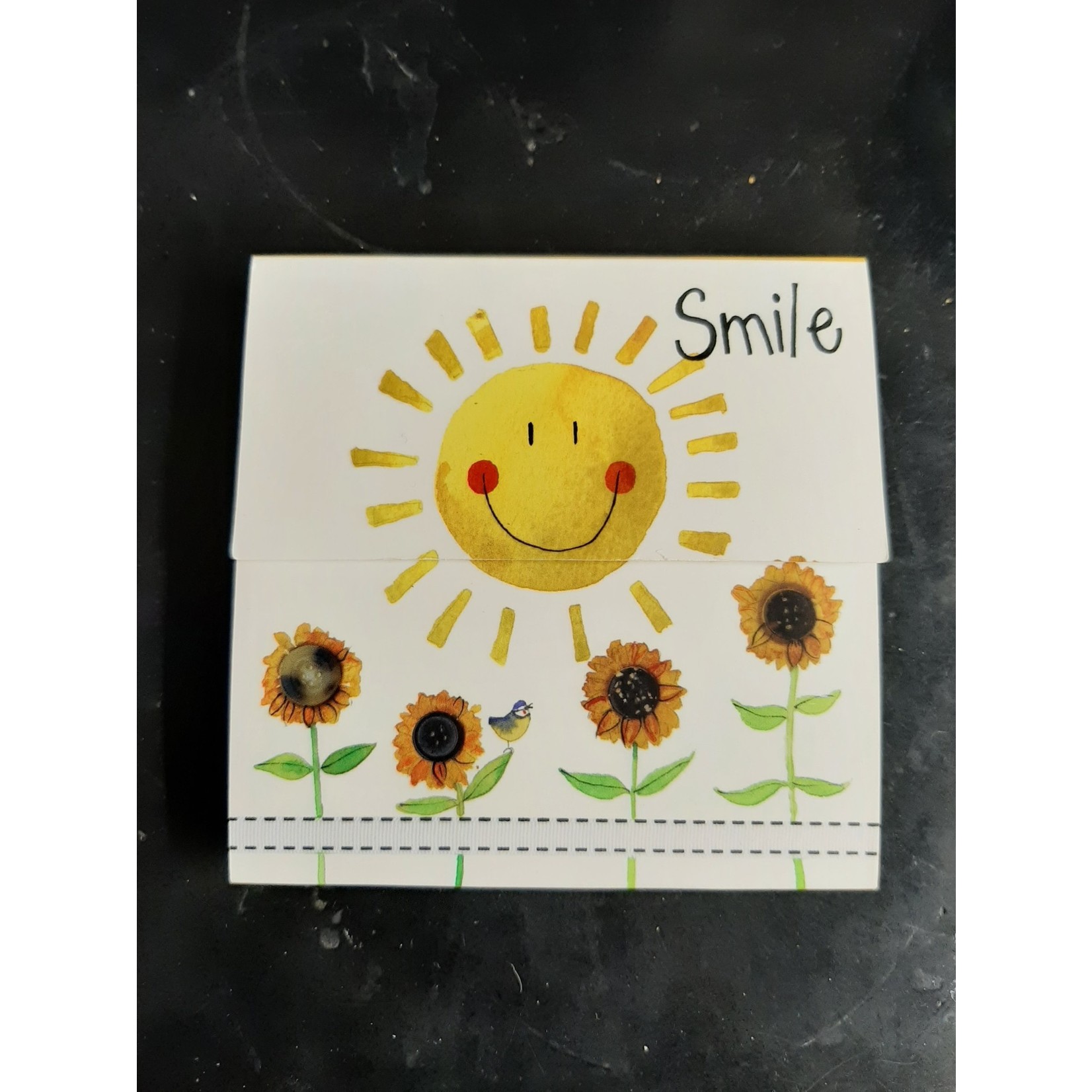 Alex Clark Mini Magnetic Notepad - Smile (CG)