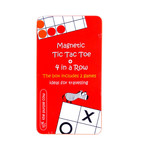 the Purple Cow Magnetic Tic Tac Toe + 4 In A Row Travel Game