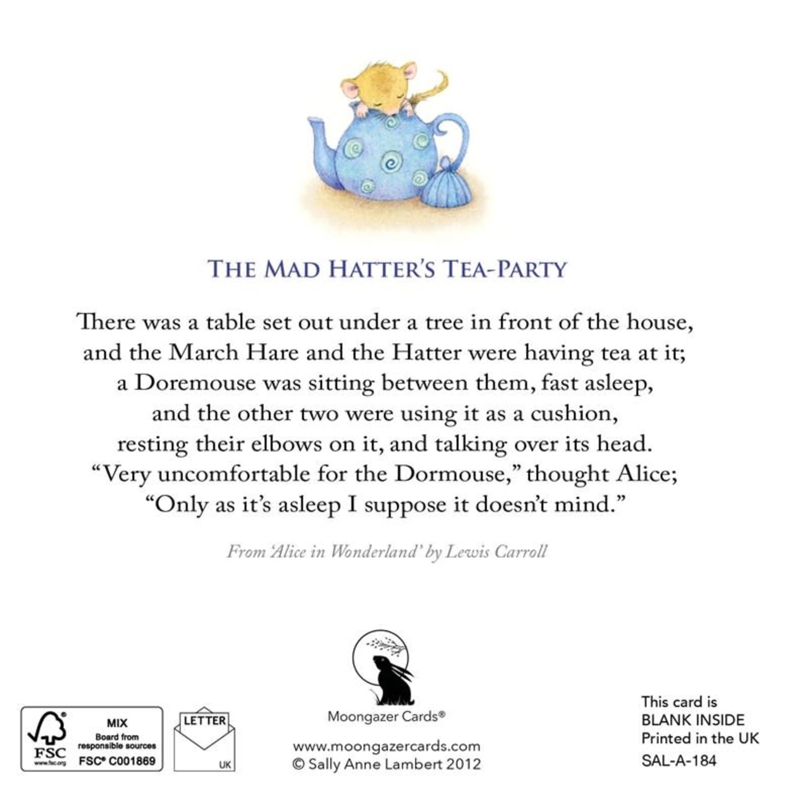 The Mad Hatter’s Tea Party Greeting Card