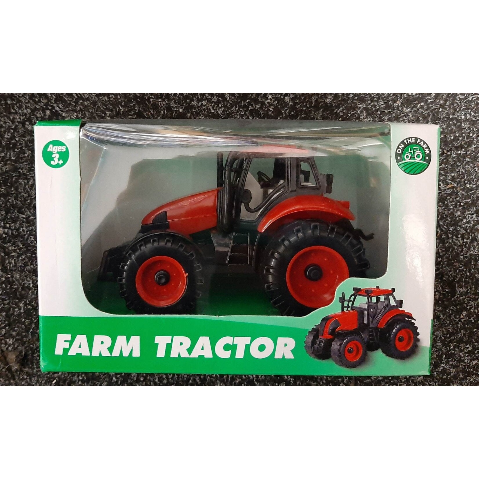 On The Farm Farm Plastic Tractor - Red