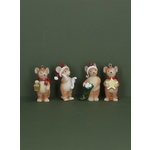 Resin Christmas Mouse Christmas Decoration ( 4 designs to pick from)