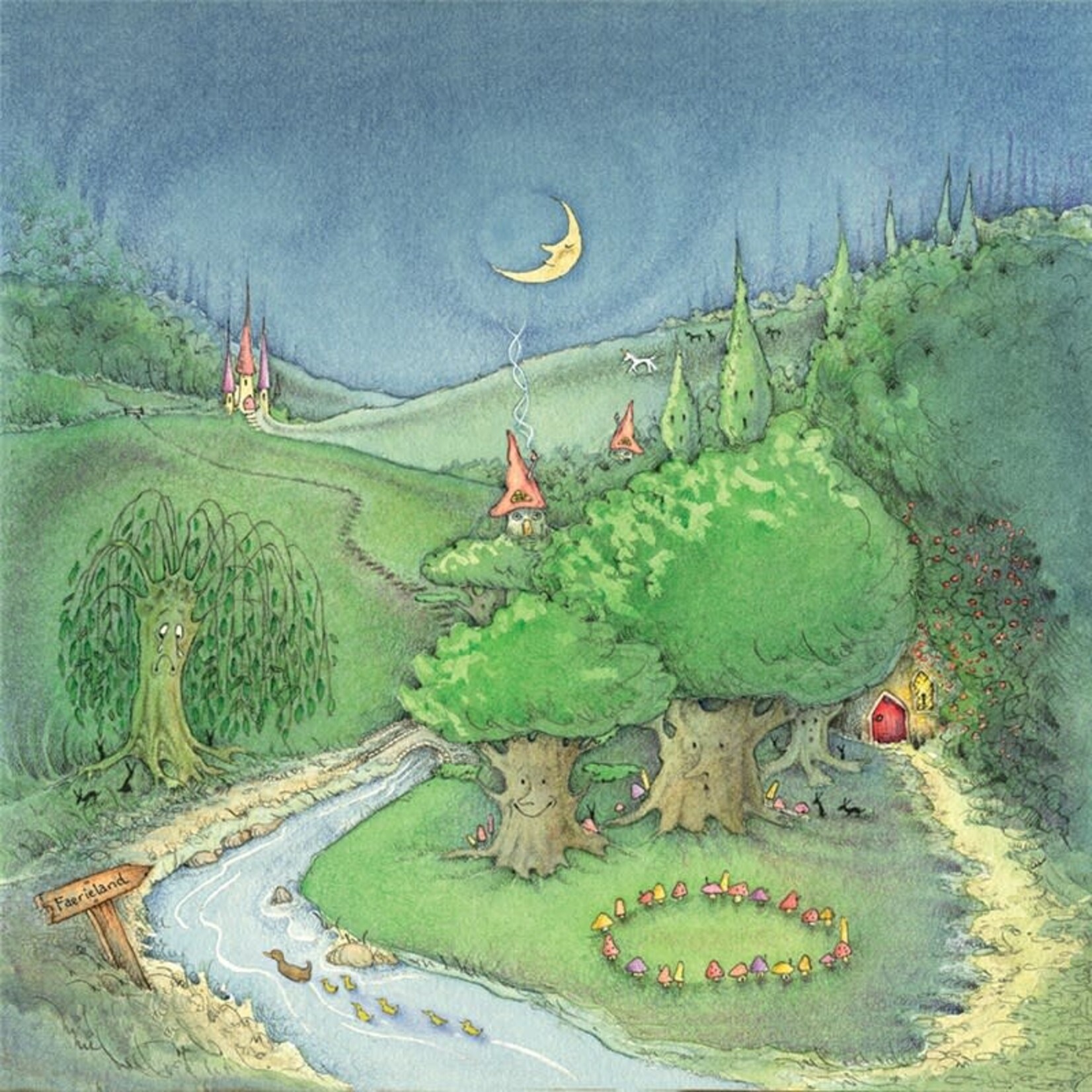 The Way To Faerieland Greeting Card
