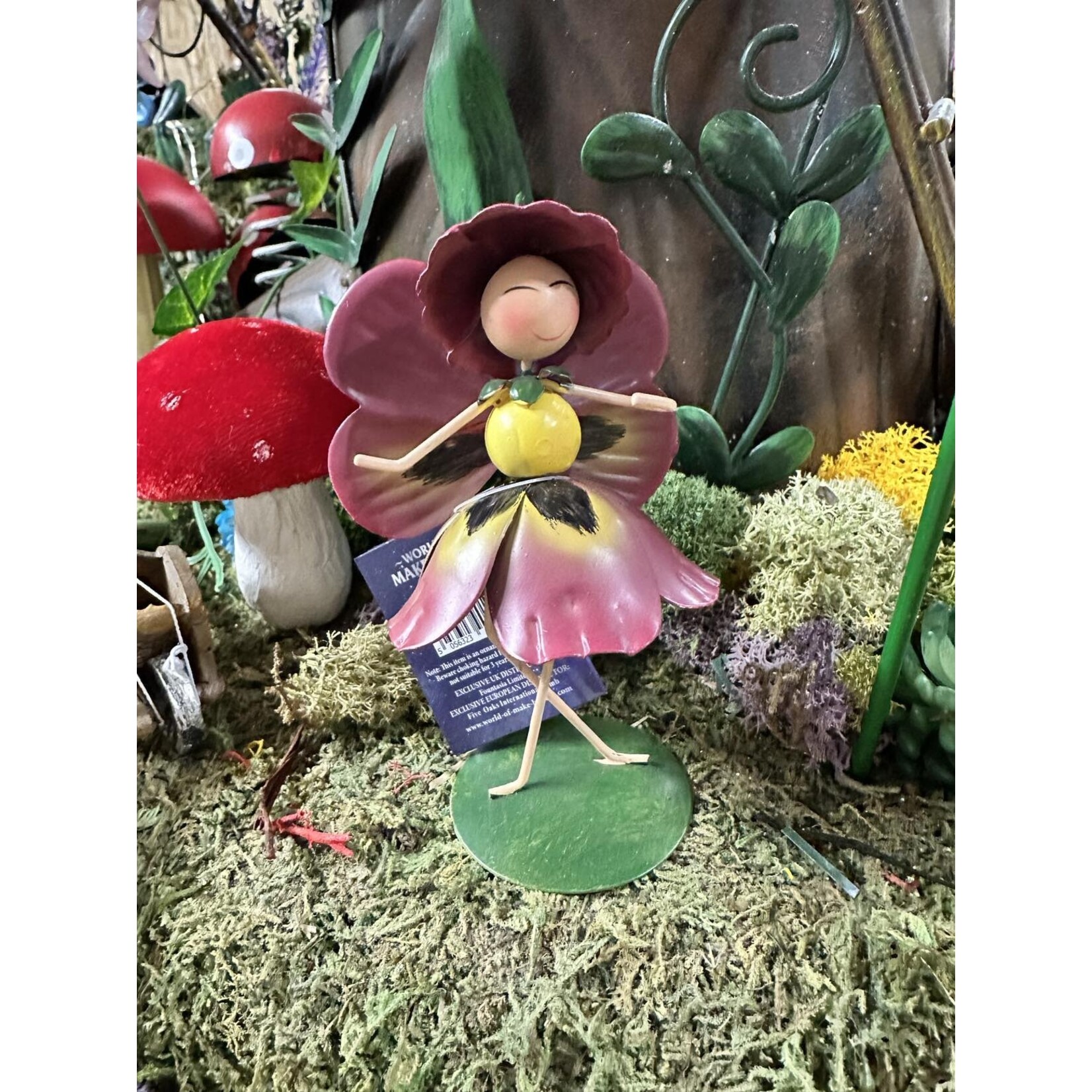 World of Make Believe Fairy Kingdom - Princess the Pansy Flower Fairy (Mini)