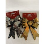 Gold & Silver Sequin Large Bow