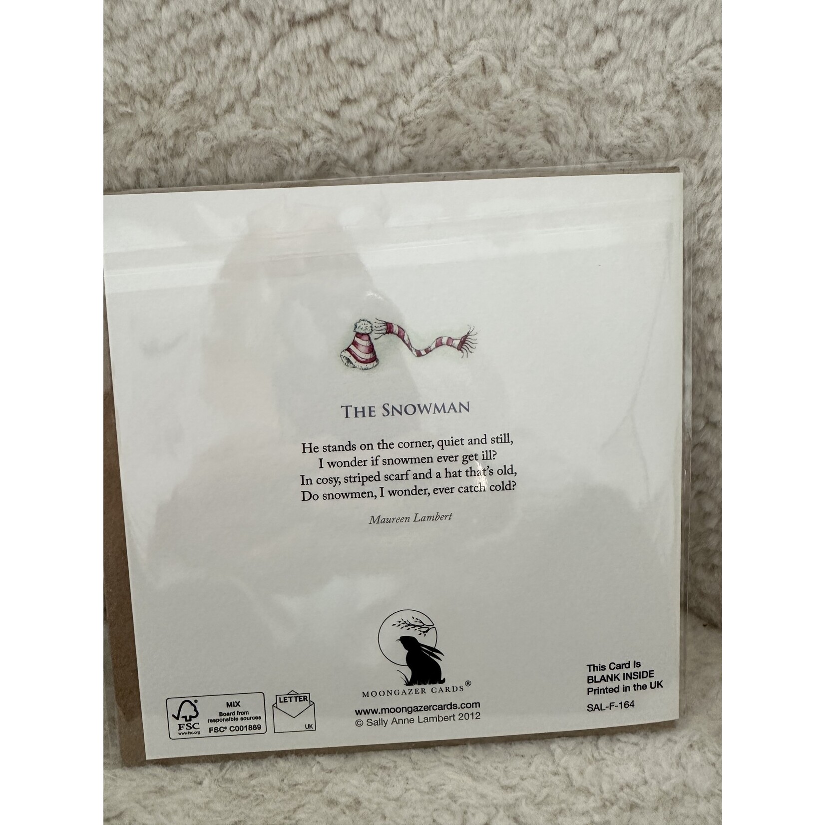 The Snowman Christmas Card