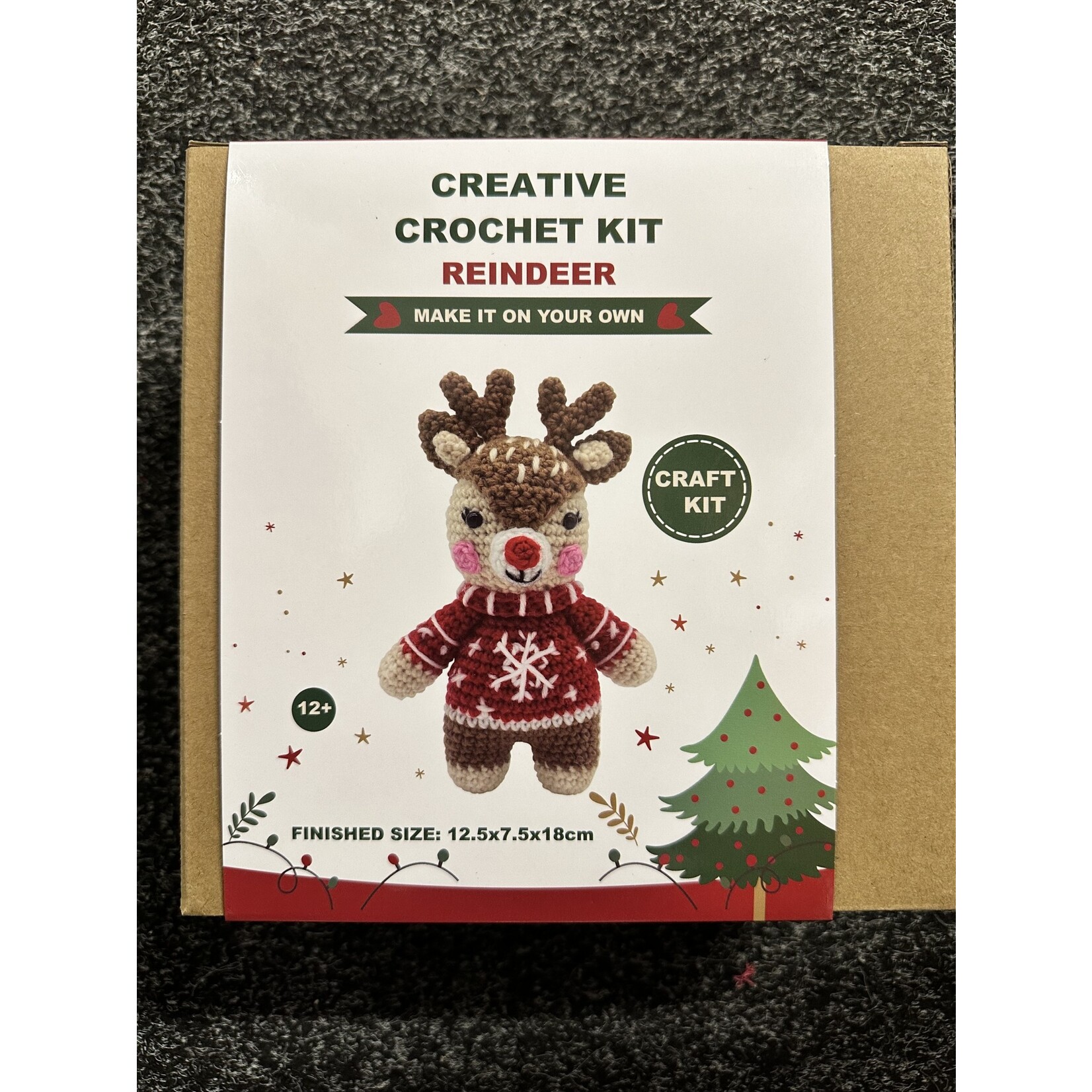 Creative Crochet Kit - Xmas Reindeer