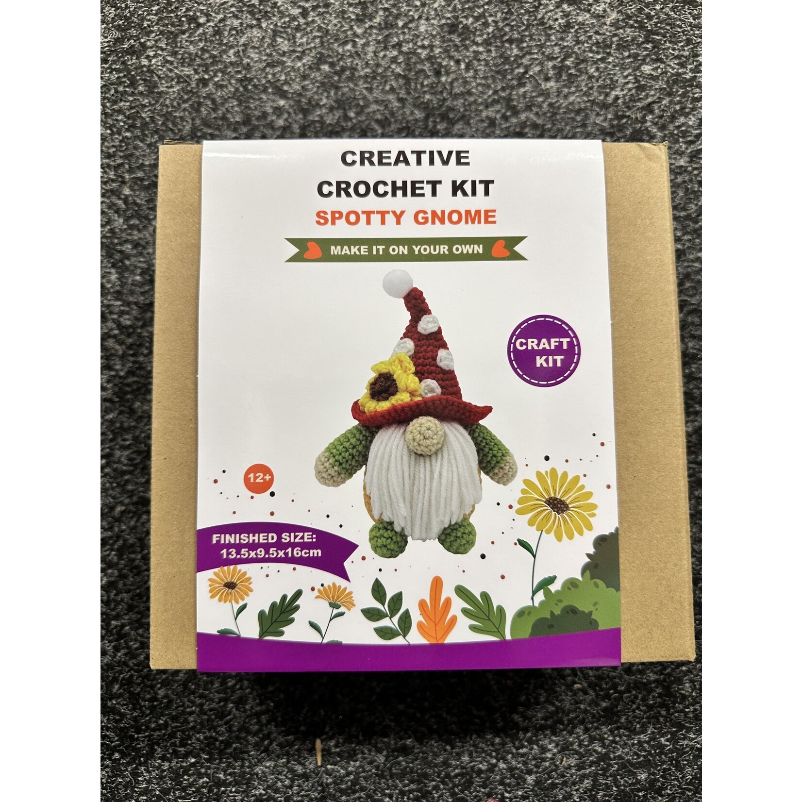 Creative Crochet Kit - Spotty Gnome