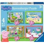 Ravensburger Peppa Pig 4 in a box Puzzles Seasons