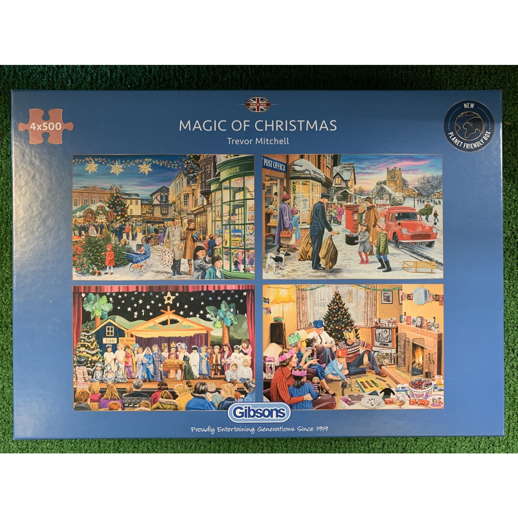 Gibsons Magic of Christmas Puzzle 4x500pcs