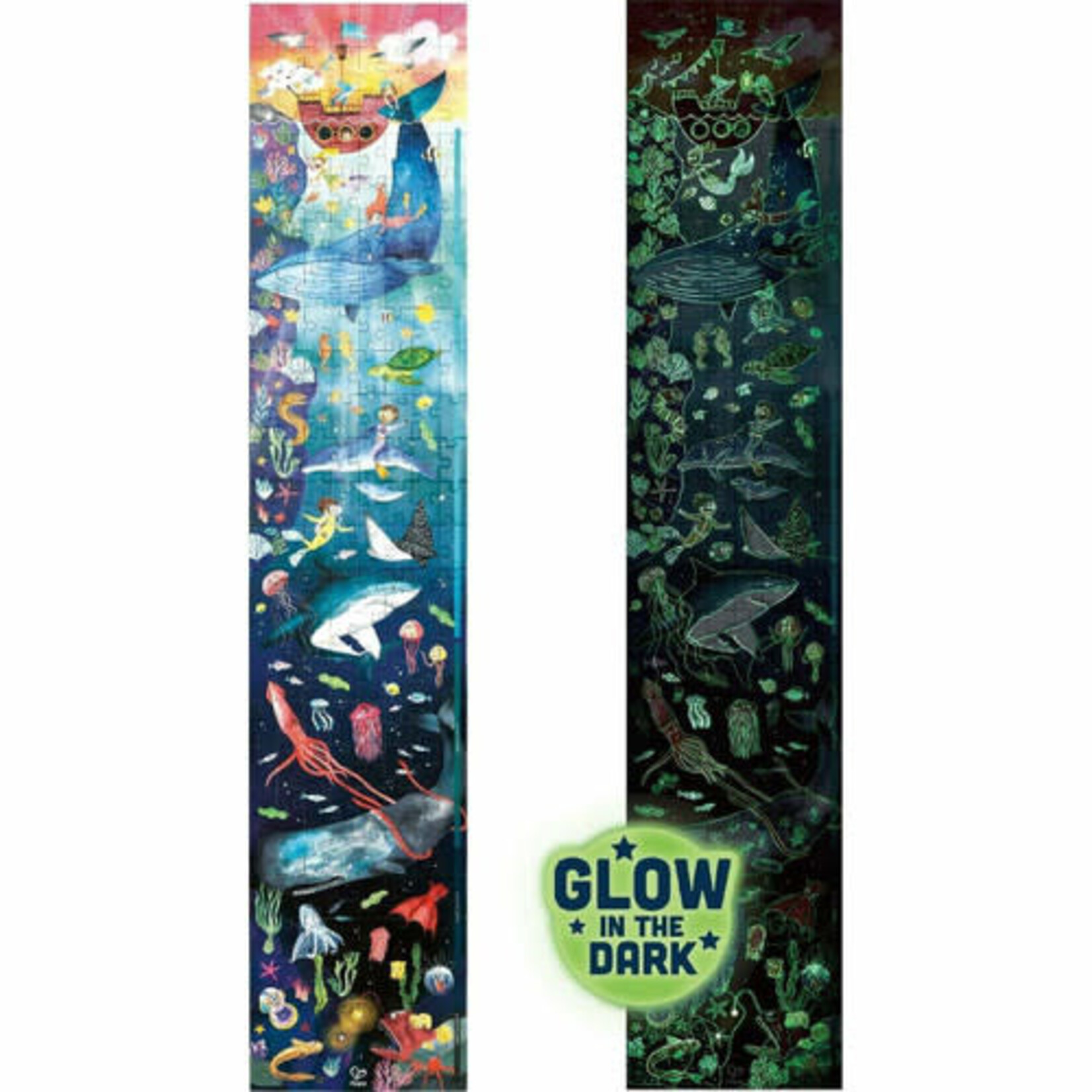 Hape Ocean Life Puzzle 200pcs Glow in the dark