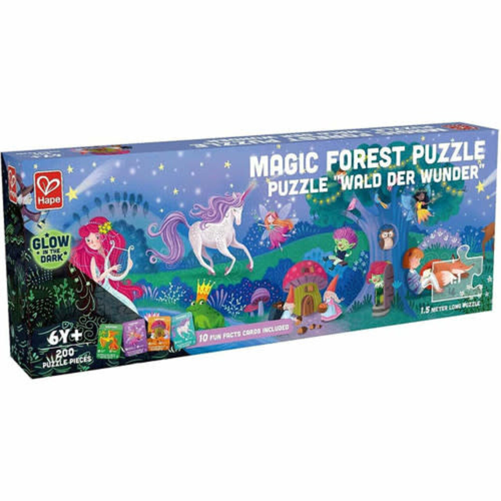 Hape Magic Forest Puzzle 200pcs Glow in the dark