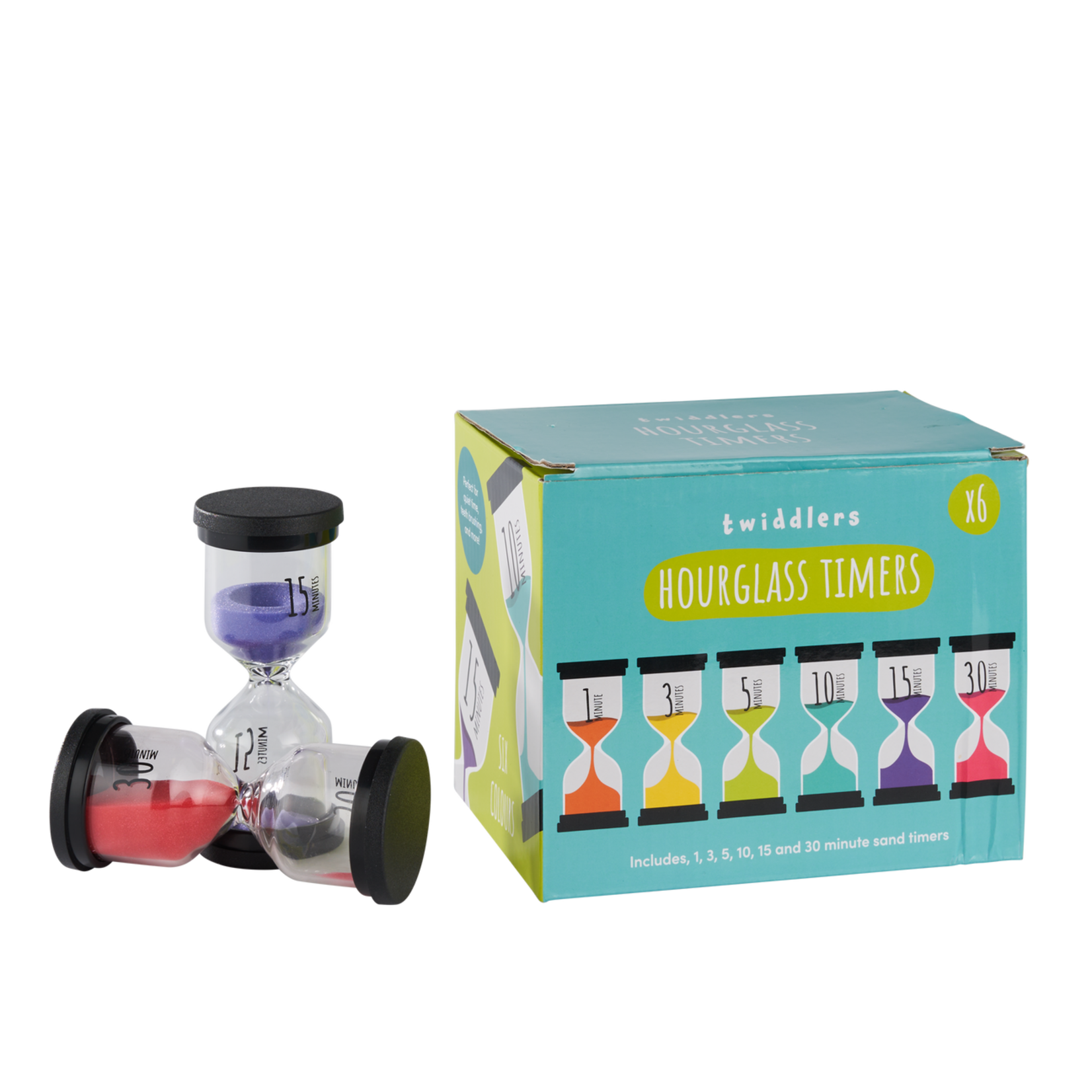 Hourglass Timer Pack (6pcs)