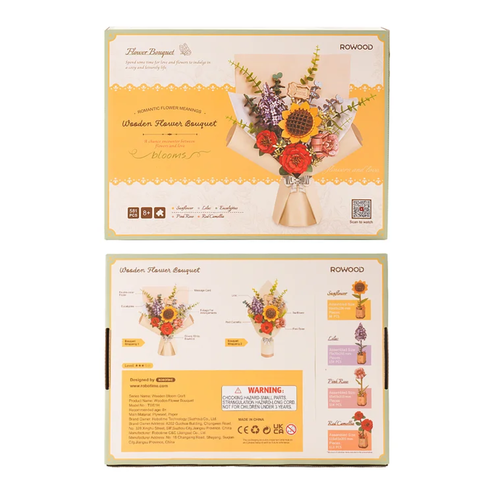 ROWOOD ROWOOD Sunflower Wooden Bloom Craft